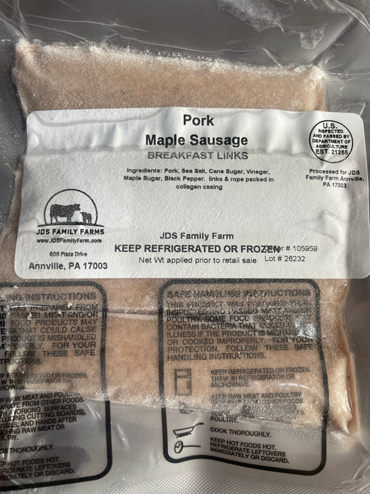 Pork Maple Sausage